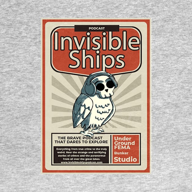 Retro Invisible Ships Poster by Invisible Ships